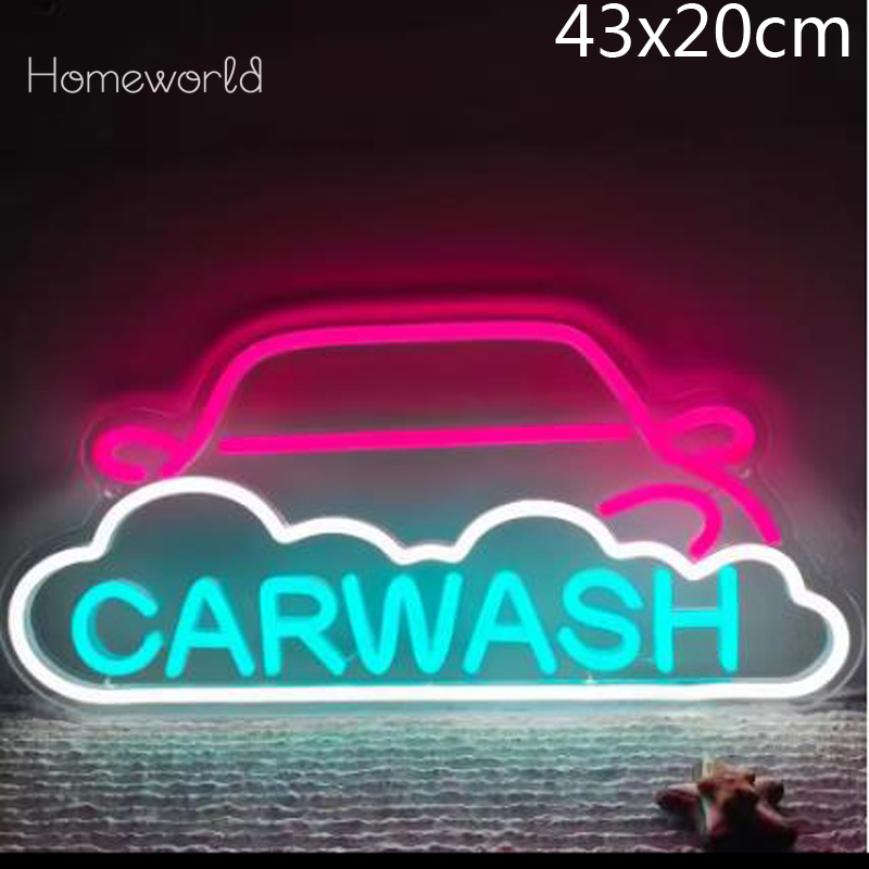 Auto Repair Shop Design - Car Wash LED Neon Lights sign