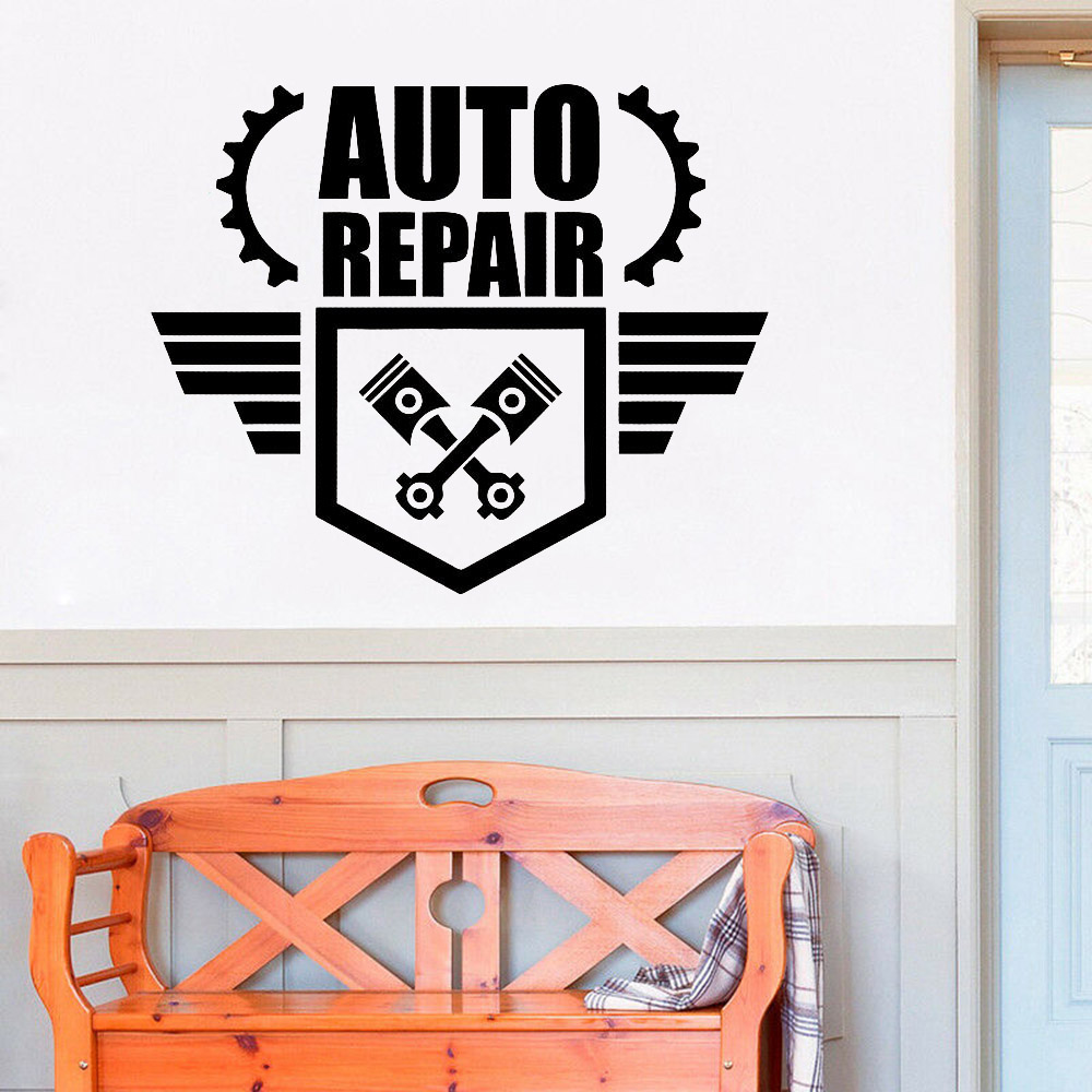 Auto Repair Wall Decals Creati - огляд і ціна Auto Repair Shop Logo